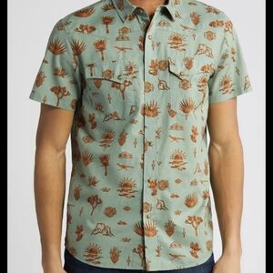 Pendleton Laramie Desert Print Short Sleeve Snap-Up Western Shirt